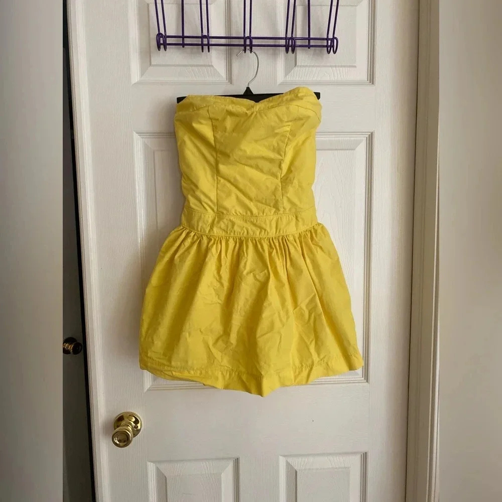 Hollister strapless babydoll dress small - Picture 3 of 5